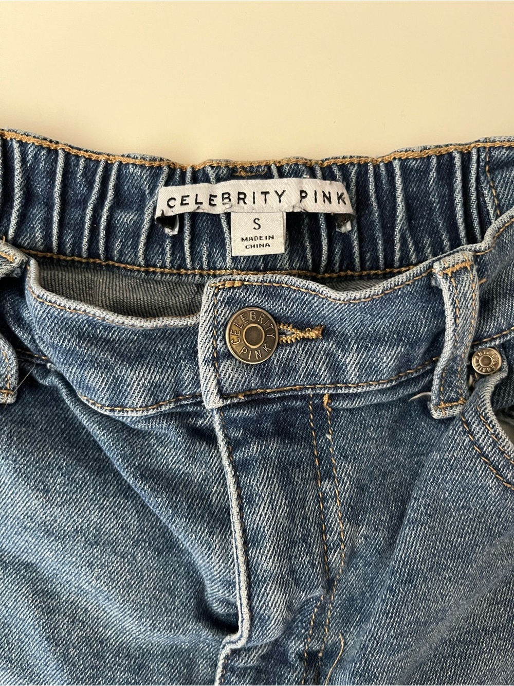 Celebrity Pink | Vintage Wash Blue Jeans - Picture 5 of 10